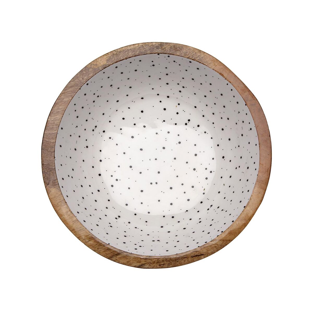 Salad Bowl Versa Speckle Mango wood 30 x 10 x 30 cm, view 2