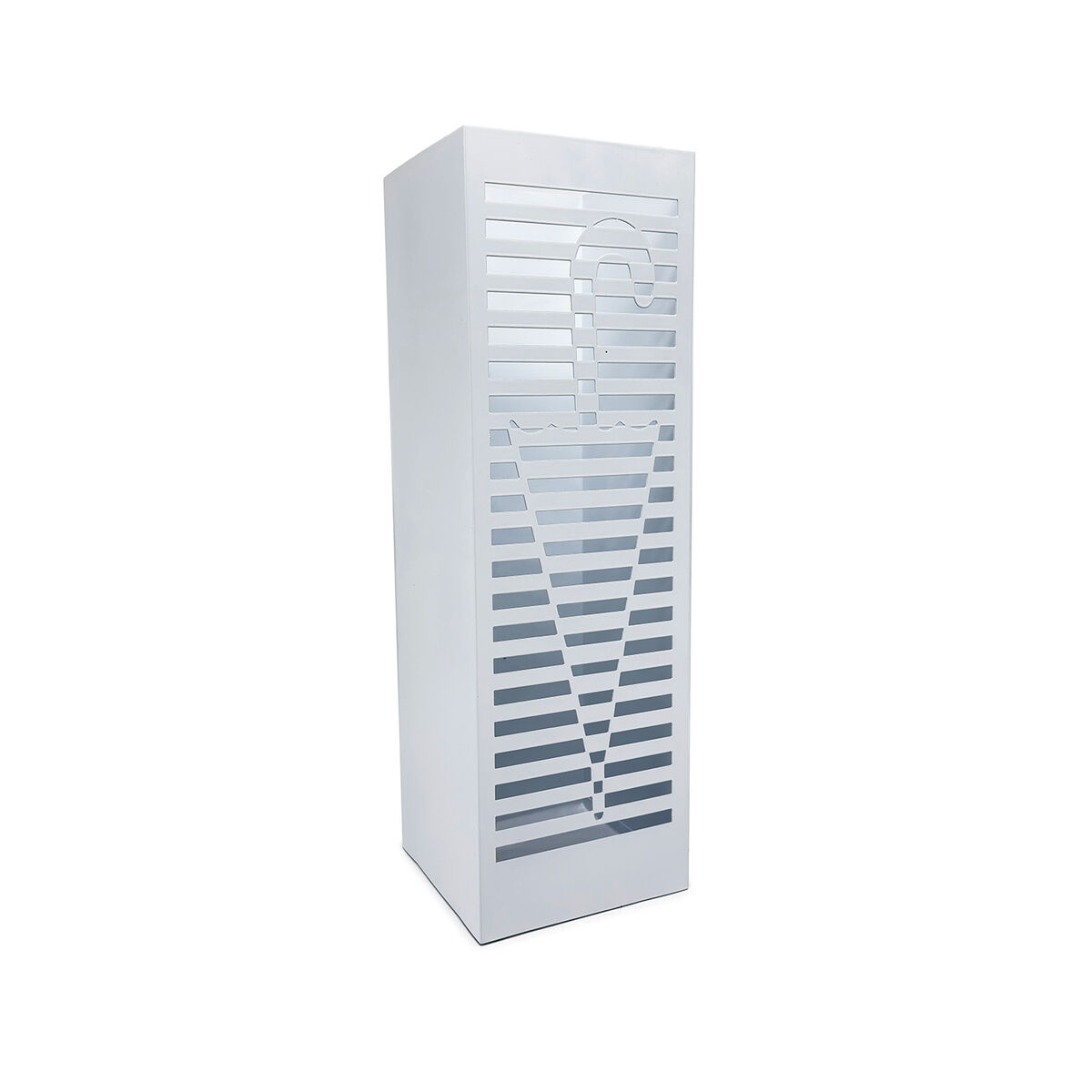 porte-parapluie Versa Lugano Blanc 15,5 x 49 x 15,5 cm