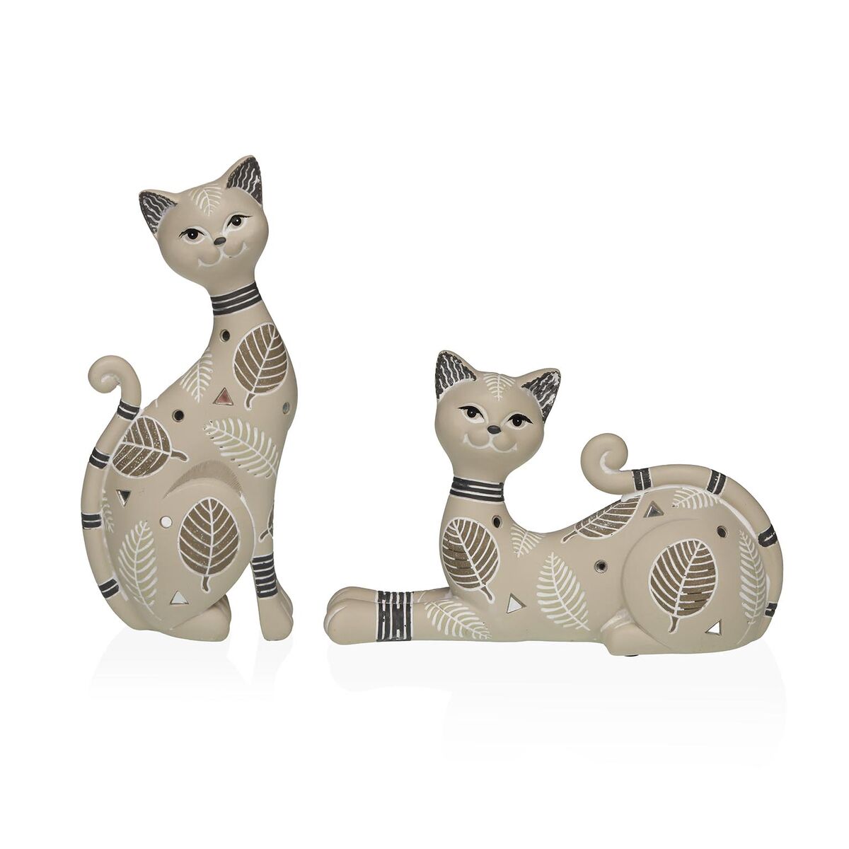 Image secondaire de Figurine Décorative Versa Beige Chat 5,5 X 14,5 X 20 CM