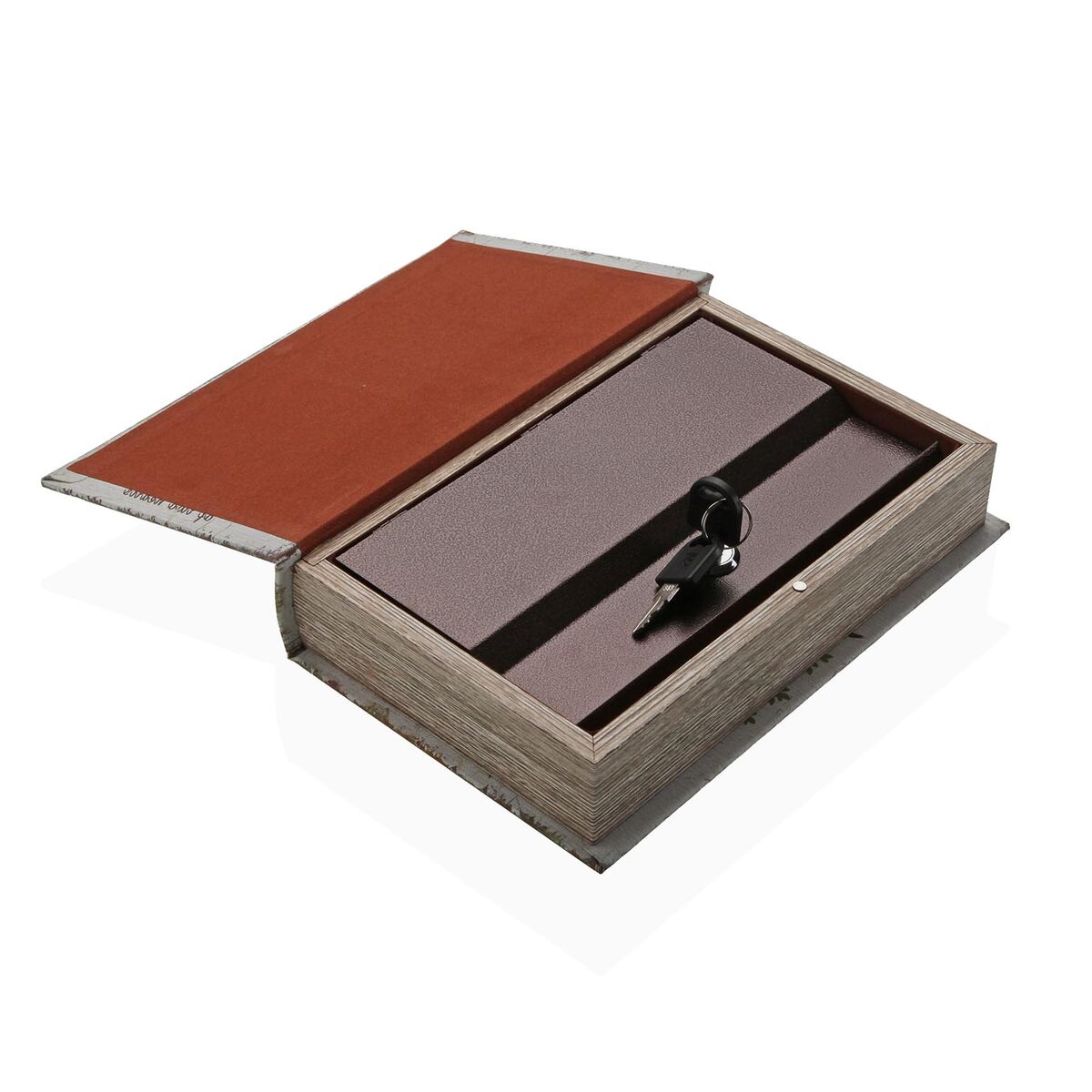Image secondaire de Boîte Décorative Versa Toile Bois MDF Arbre Livre