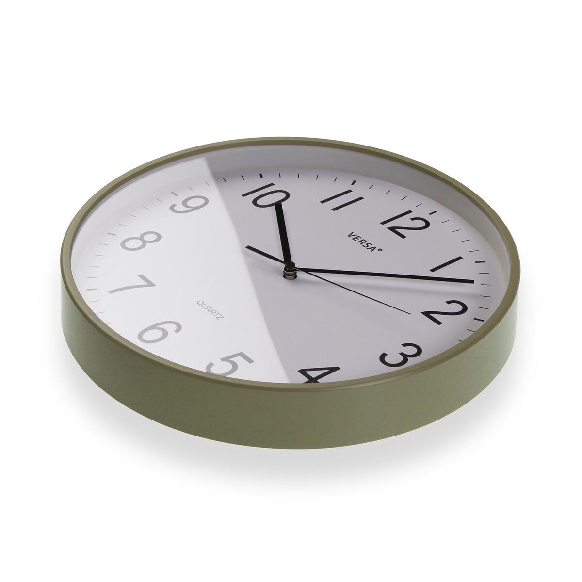 Image secondaire de Horloge Murale Versa Vert Plastique 35,1 X 35,1 X 4,5 CM