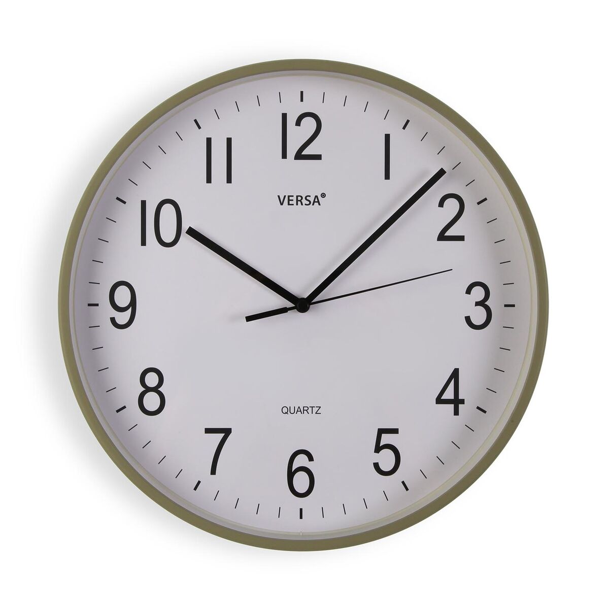 Horloge Murale Versa Vert Plastique 40 x 40 x 5,5 cm