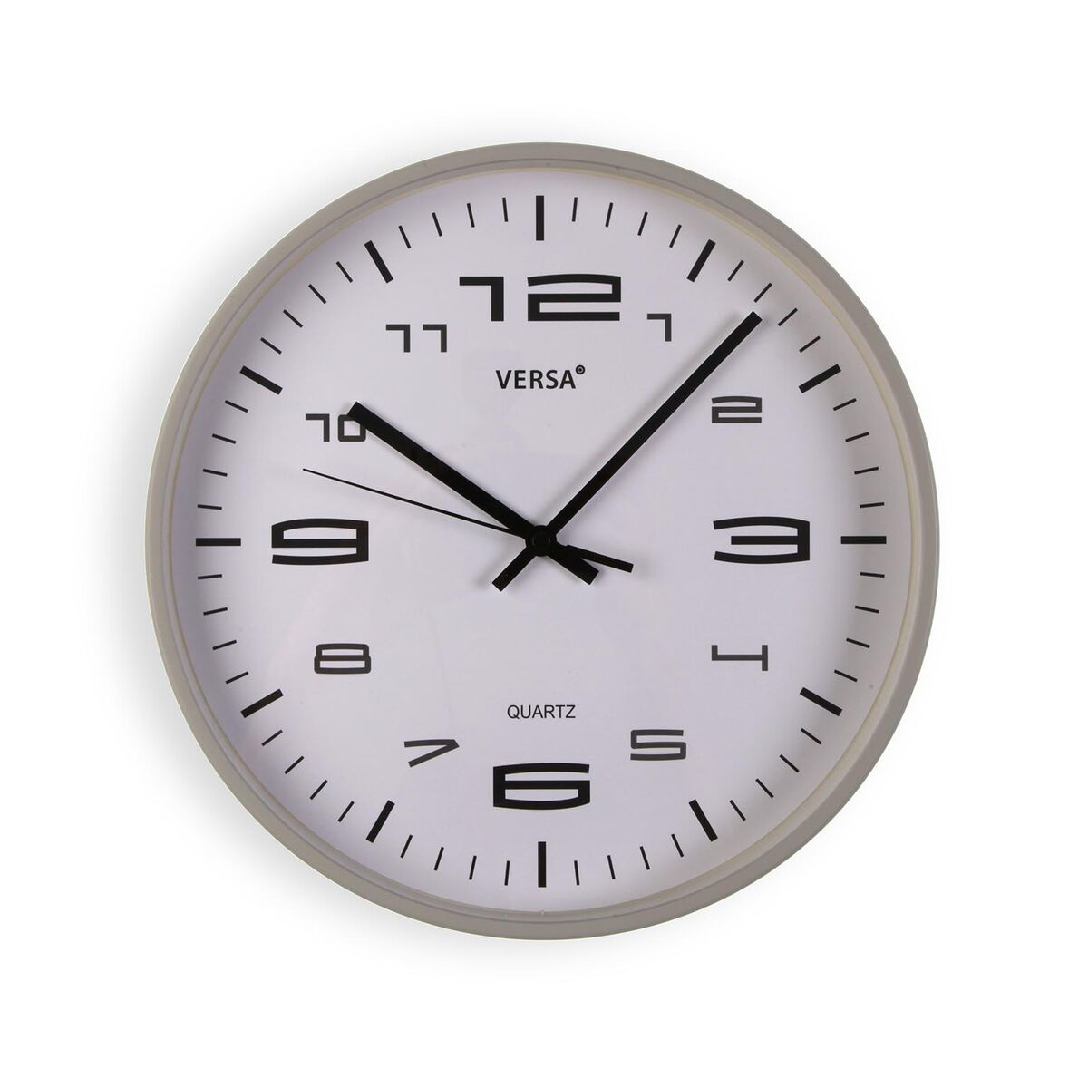 Horloge Murale Versa Gris Plastique 30 x 30 x 4 cm