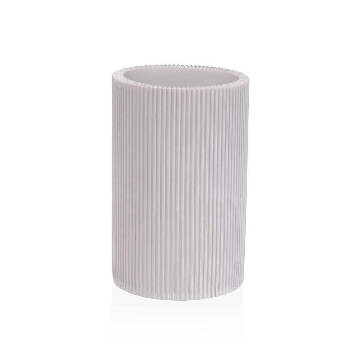 Support pour brosses à dents Versa Blanc Résine 7,5 x 11,5 x 7,5 cm