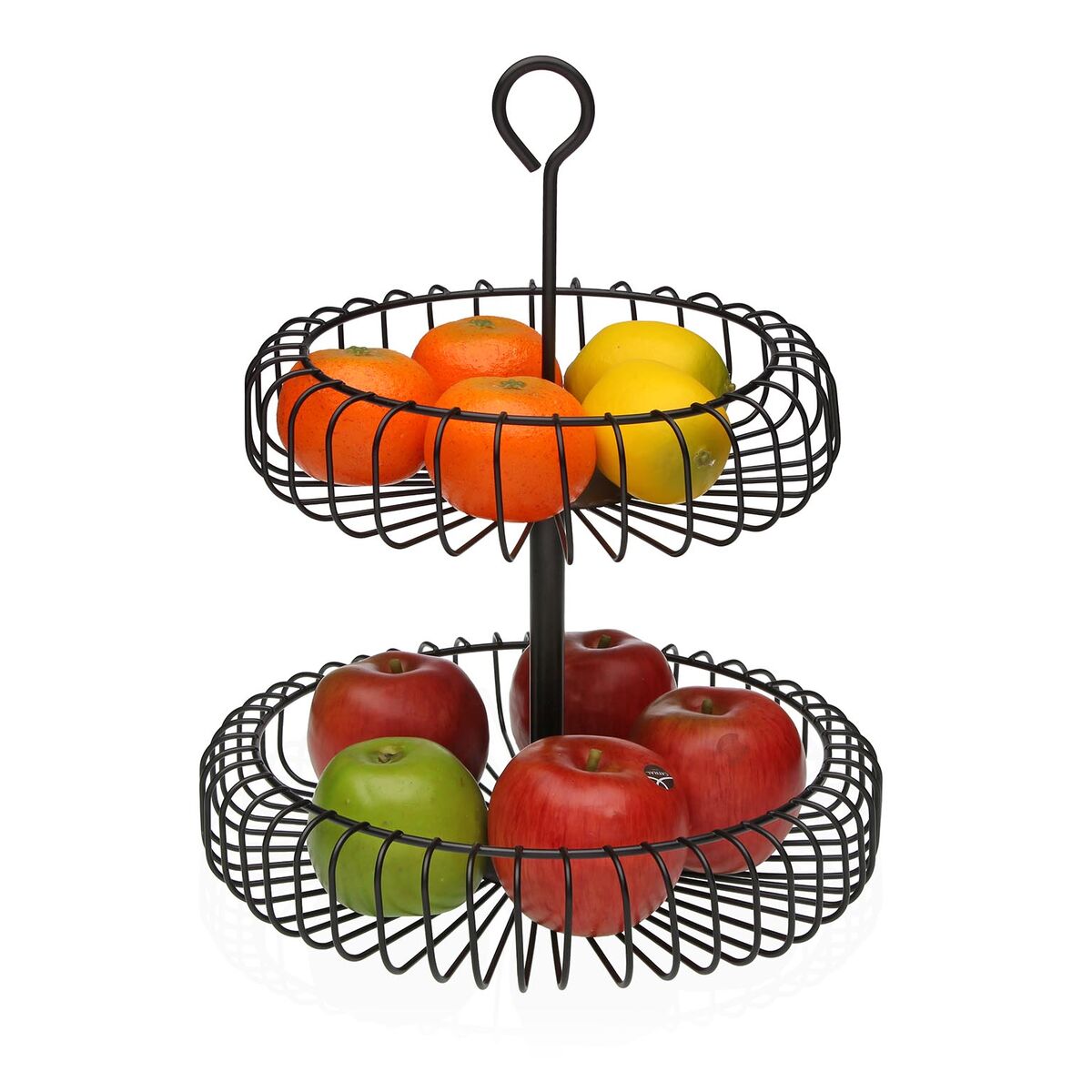 Image secondaire de Coupe à fruits Versa Noir Métal Acier 32 x 37 x 32 cm