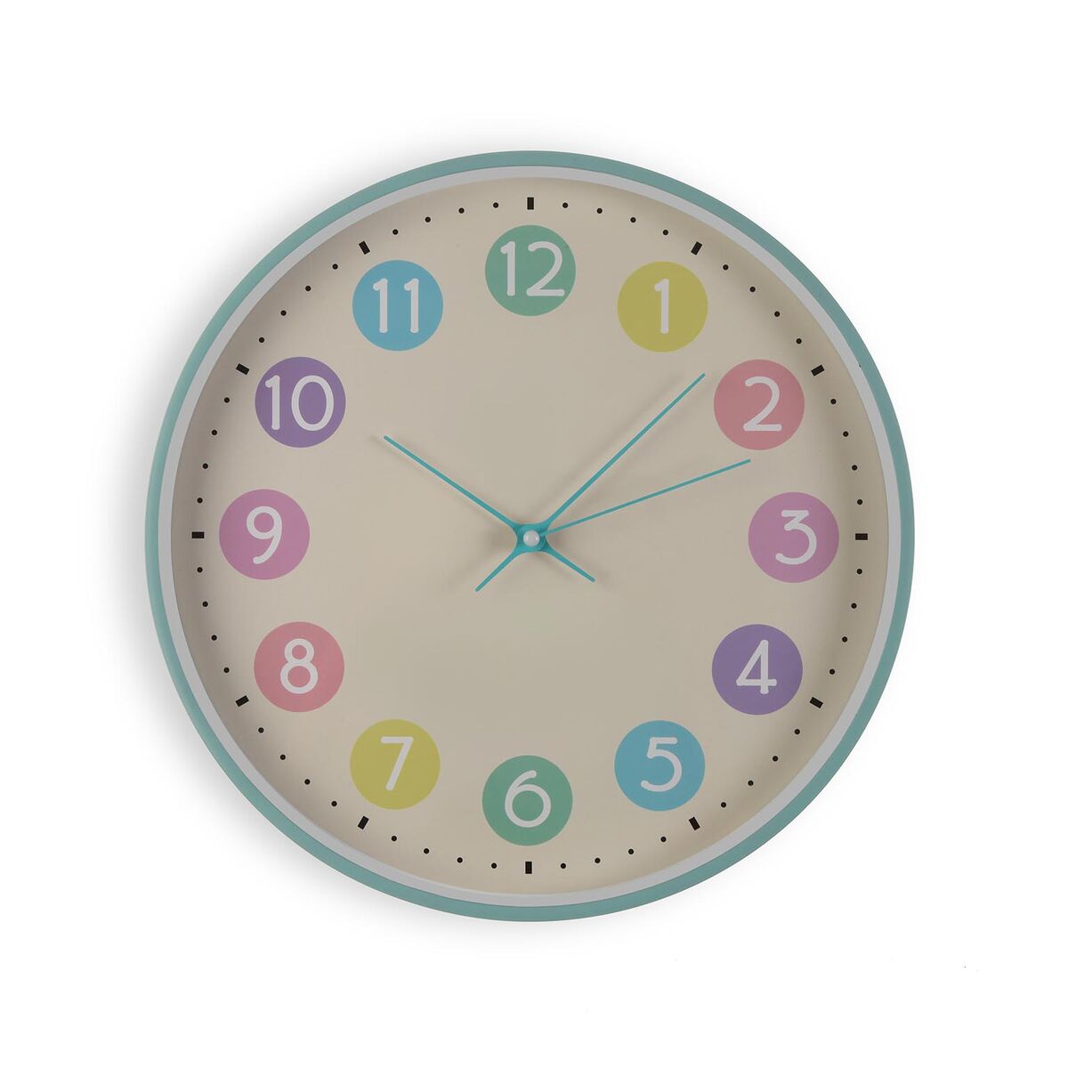 Horloge Murale Versa Multicouleur Plastique 30 x 30 x 4,5 cm
