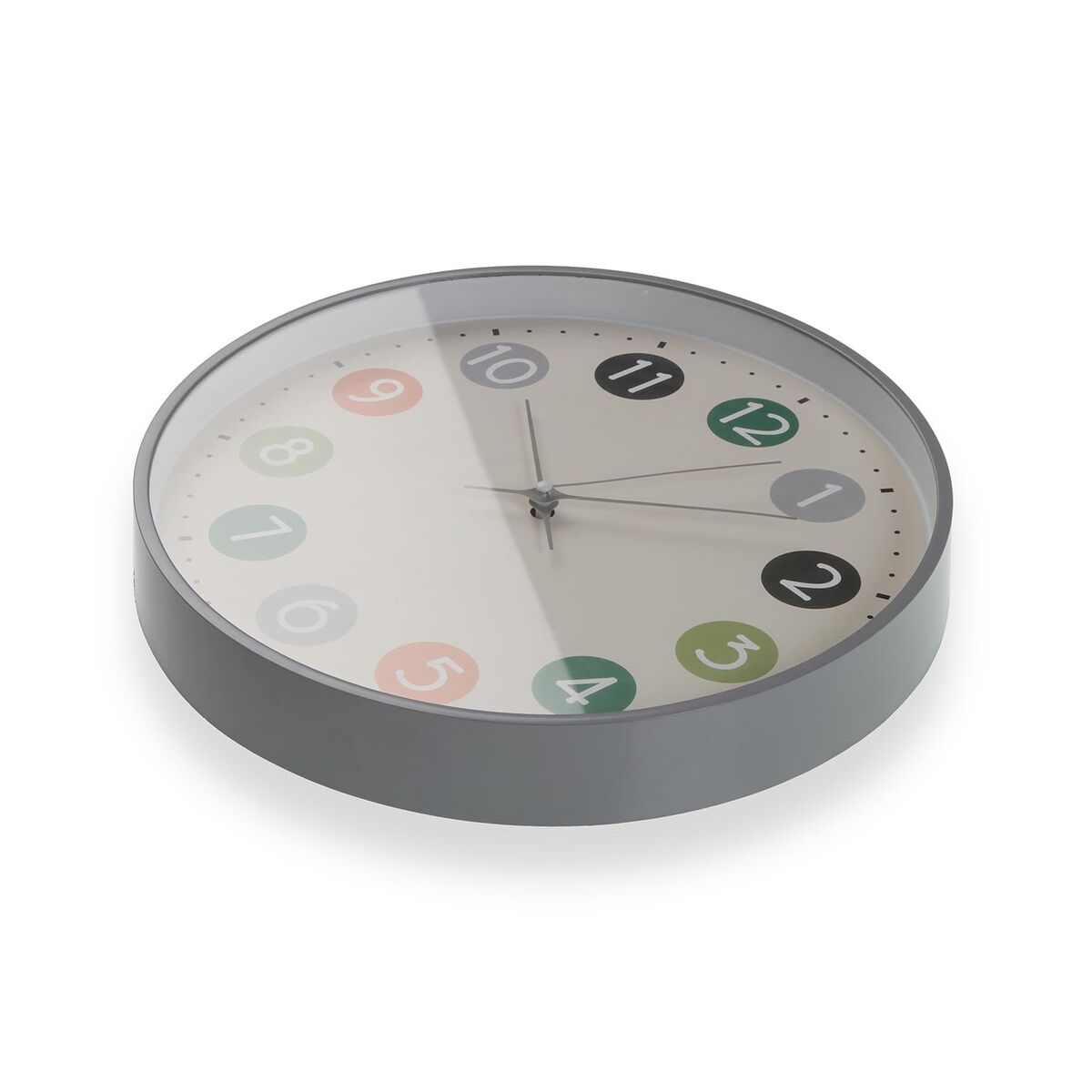 Image secondaire de Horloge Murale Versa Multicouleur Plastique 30 x 30 x 4,5 cm