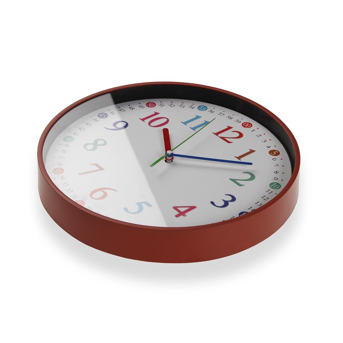 Image secondaire de Horloge Murale Versa Multicouleur Plastique 30 x 30 x 4,5 cm
