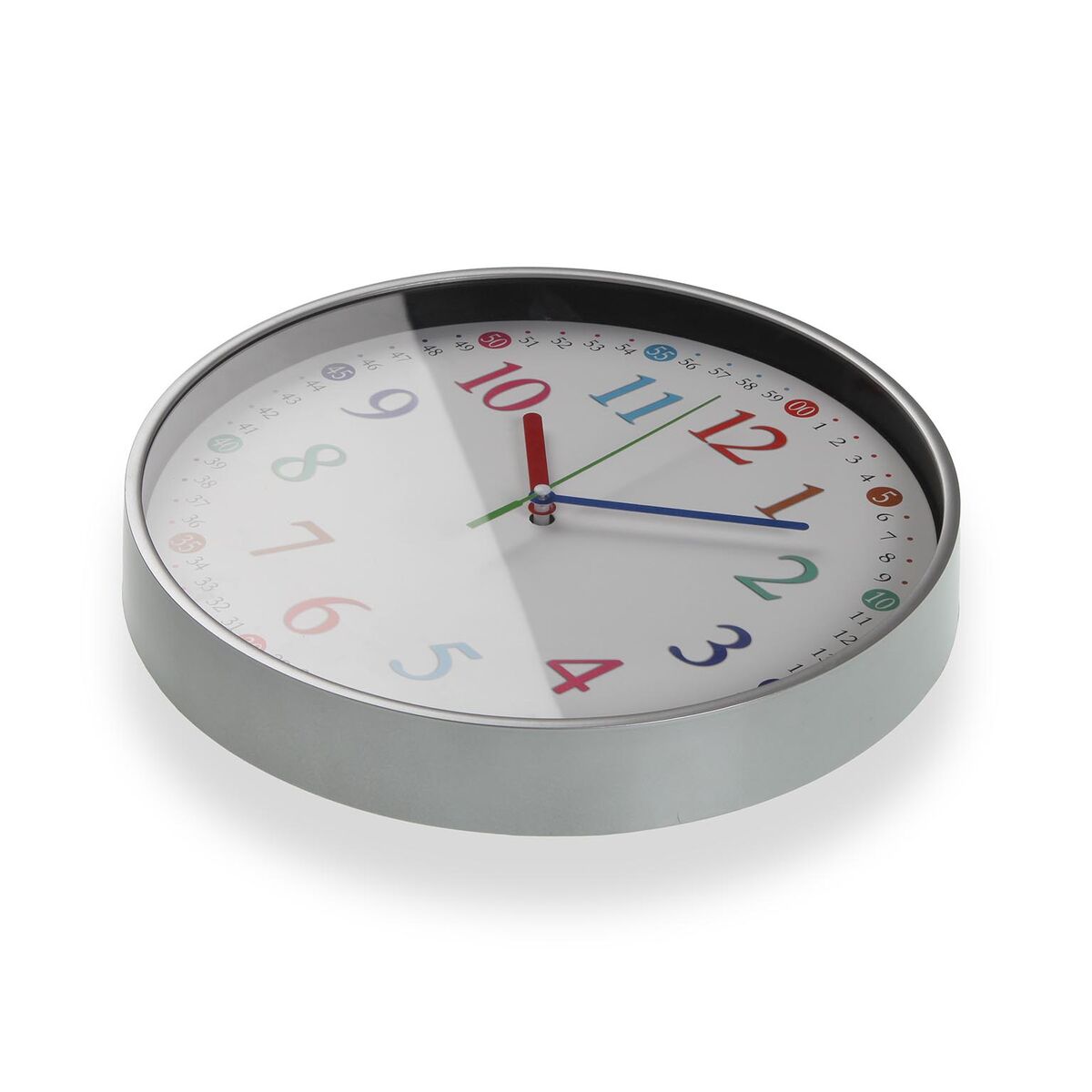 Image secondaire de Horloge Murale Versa Multicouleur Plastique 30 x 30 x 4,5 cm