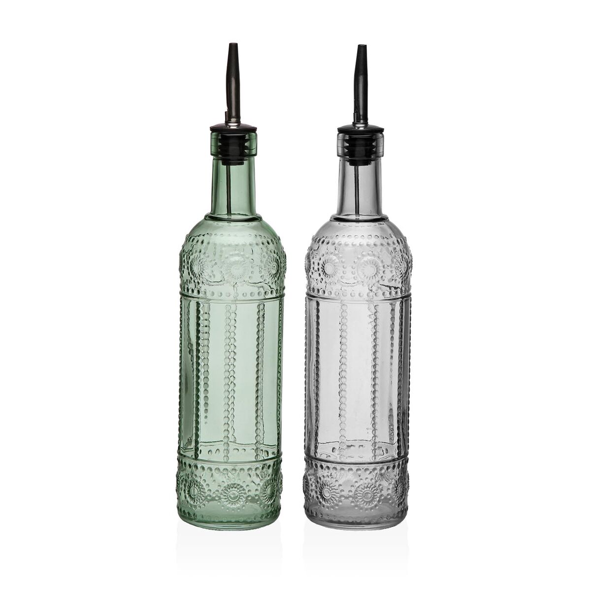Image secondaire de Ensemble salière et poivrier Versa Métal verre 500 ml 7,5 X 33,5 X 15,5 CM
