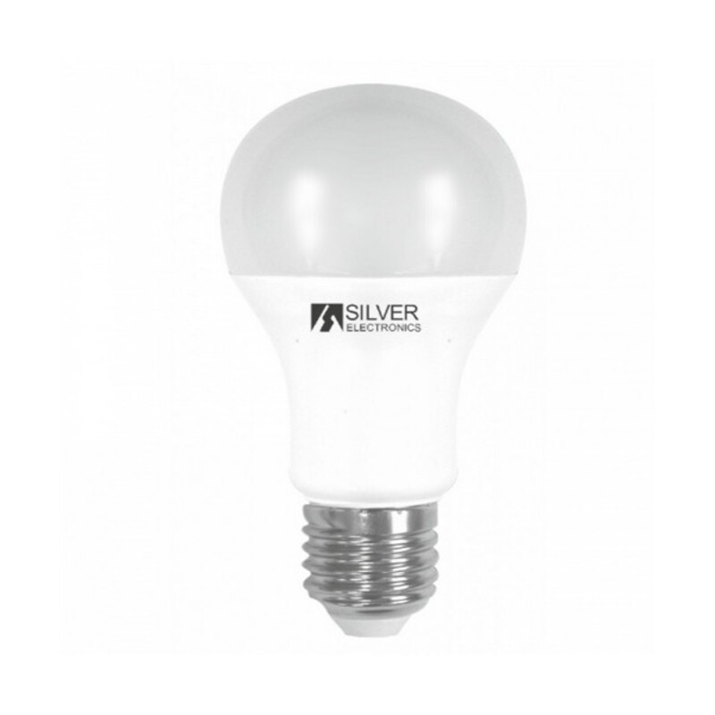 Bombilla LED Esférica Silver Electronics 980527 E27 15W Luz cálida