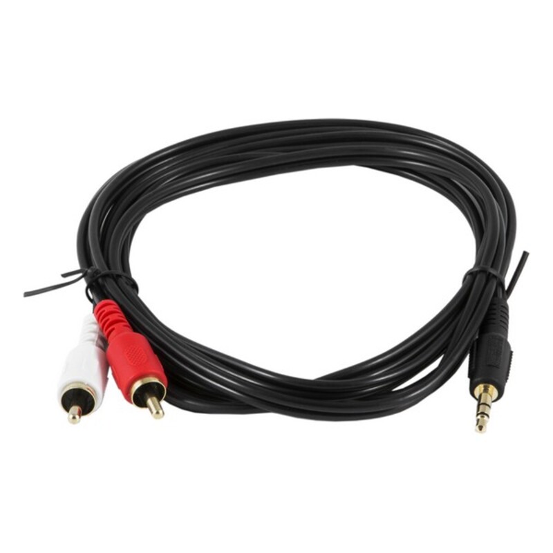 Kabel Audio Jack (3,5 mm) naar 2 RCA Silver Electronics 93029 2 m