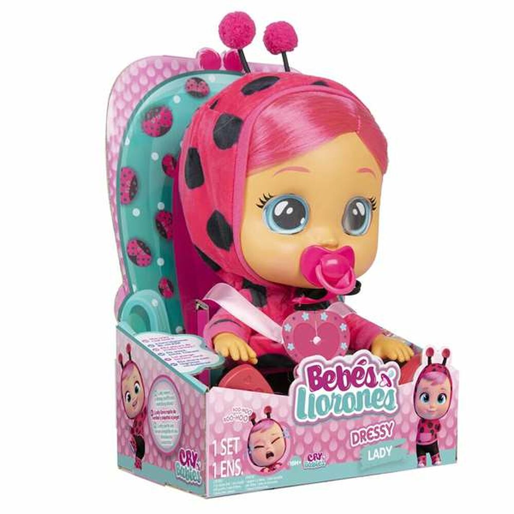 Poupée Bébé IMC Toys Cry Babies Dressy, Lady (30 cm)