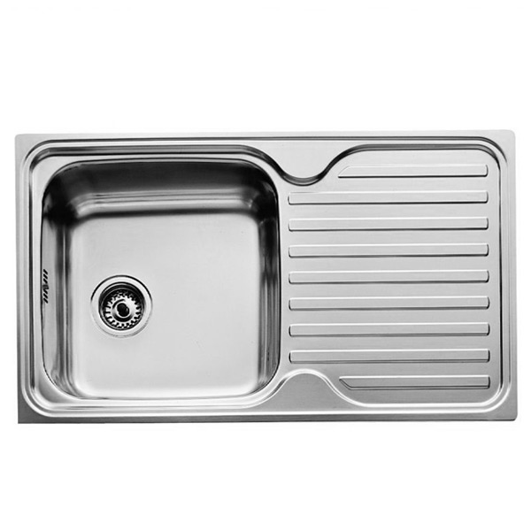 Sink with One Basin Teka 11119005 CLASSIC 1C 1E Stainless steel