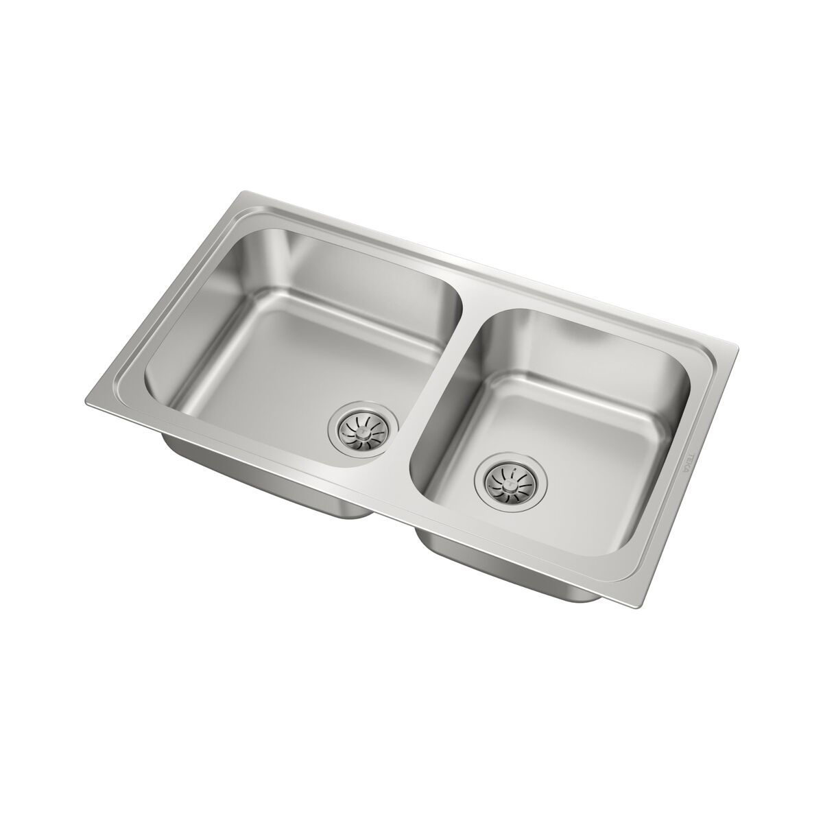 Wastafel met Twee Spoelbakken Teka CLASSIC2C86REV