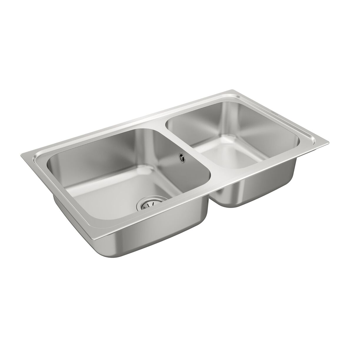 Wastafel met Twee Spoelbakken Teka CLASSIC2C86REV