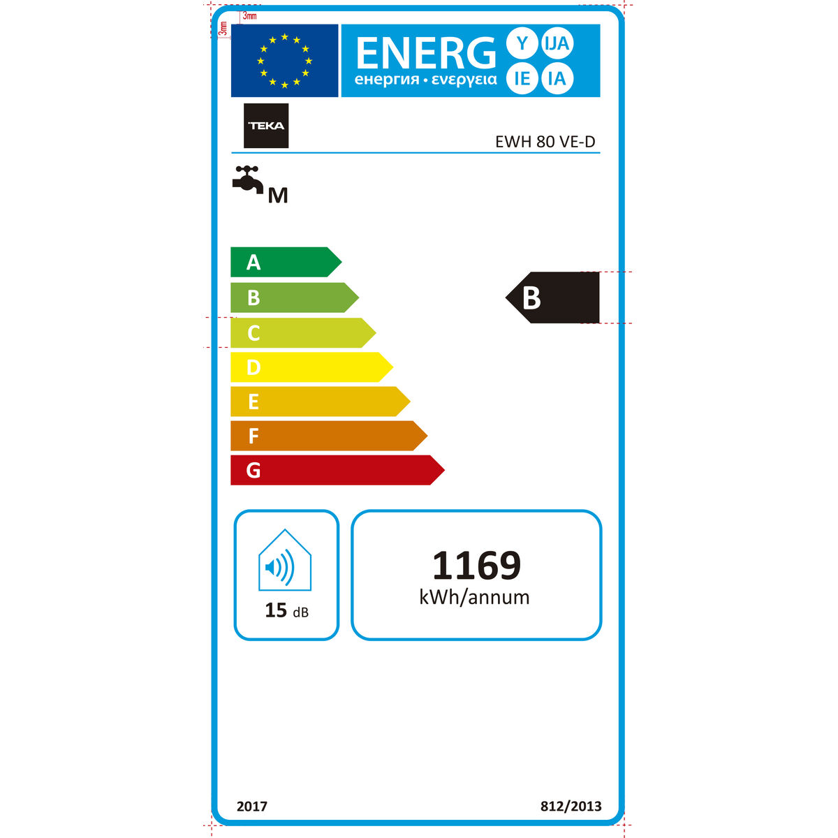 Elektrische Heizung Teka SMART EWH 80 VE-D Weiß 80 L (Restauriert B) - Thumbnail 4