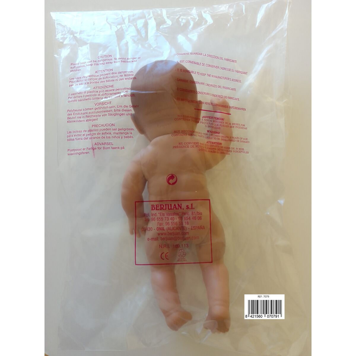 Baby Doll Berjuan Newborn 7079-17 30 cm
