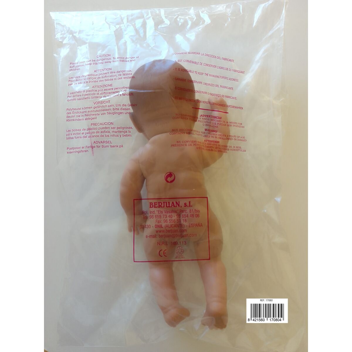 Baby doll Berjuan Newborn 17080-18 30 cm