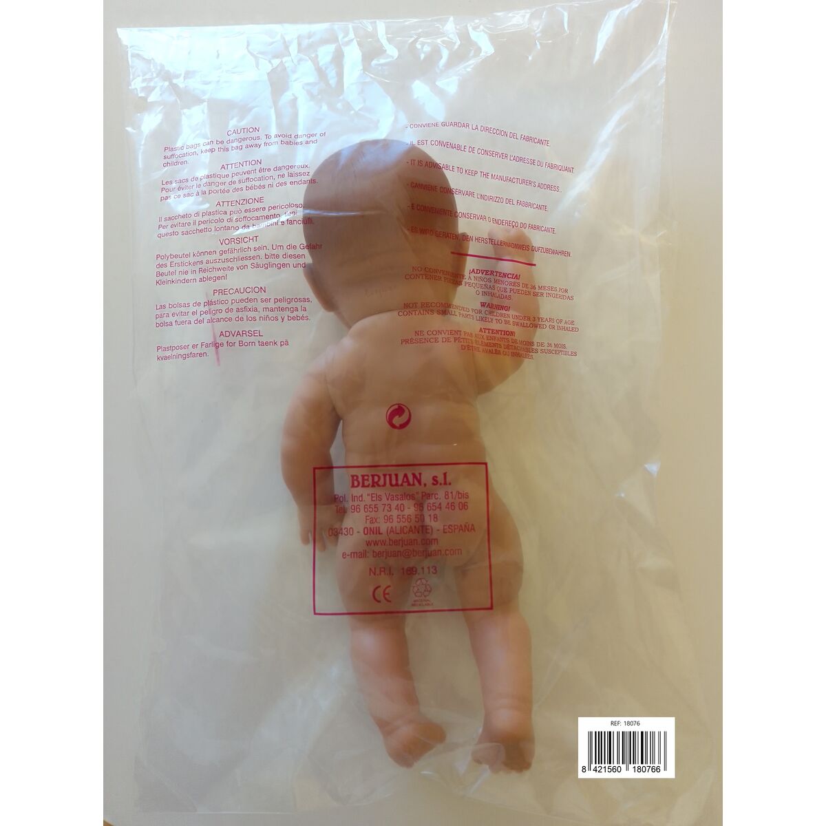 Baby doll Berjuan Newborn 18076-18 45 cm