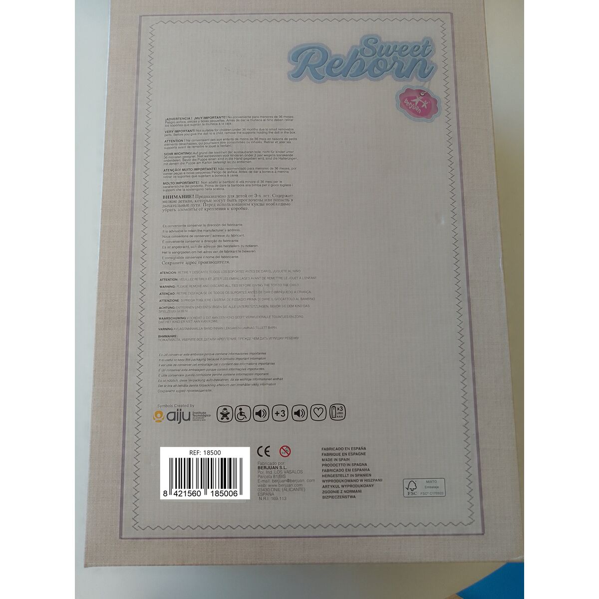 Reborn doll Berjuan 18500-24 50 cm