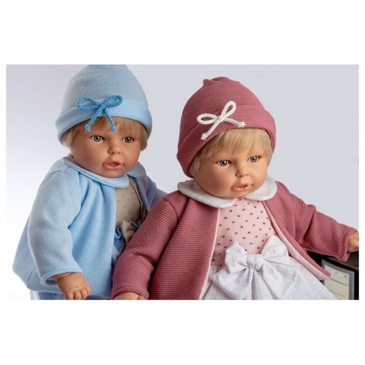 Image secondaire de Poupée Bébé Berjuan Vêtements Bleu (60 cm)