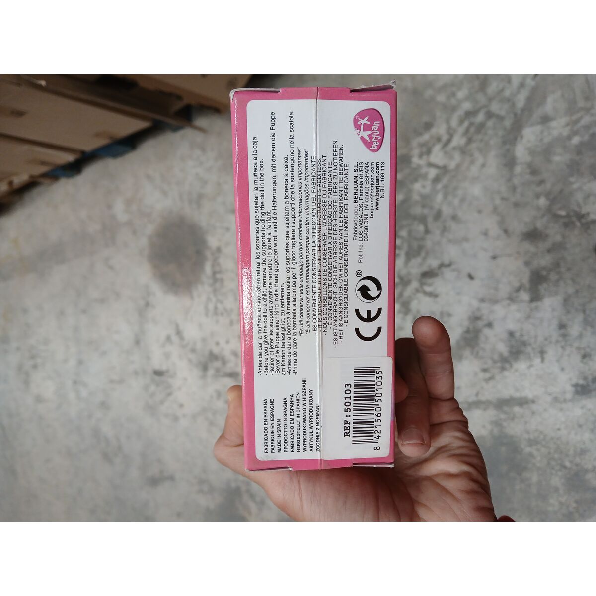 Fluffy toy Mosquidolls Berjuan 50103 24 cm