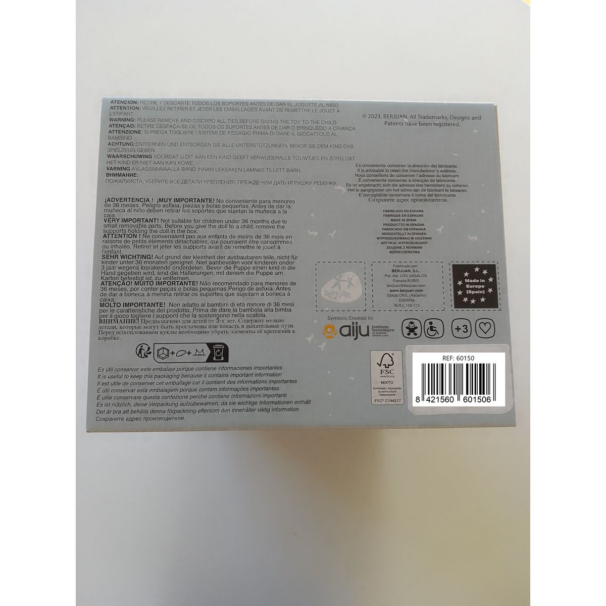 Baby Doll Berjuan Anireal 35 cm Pink Unicorn