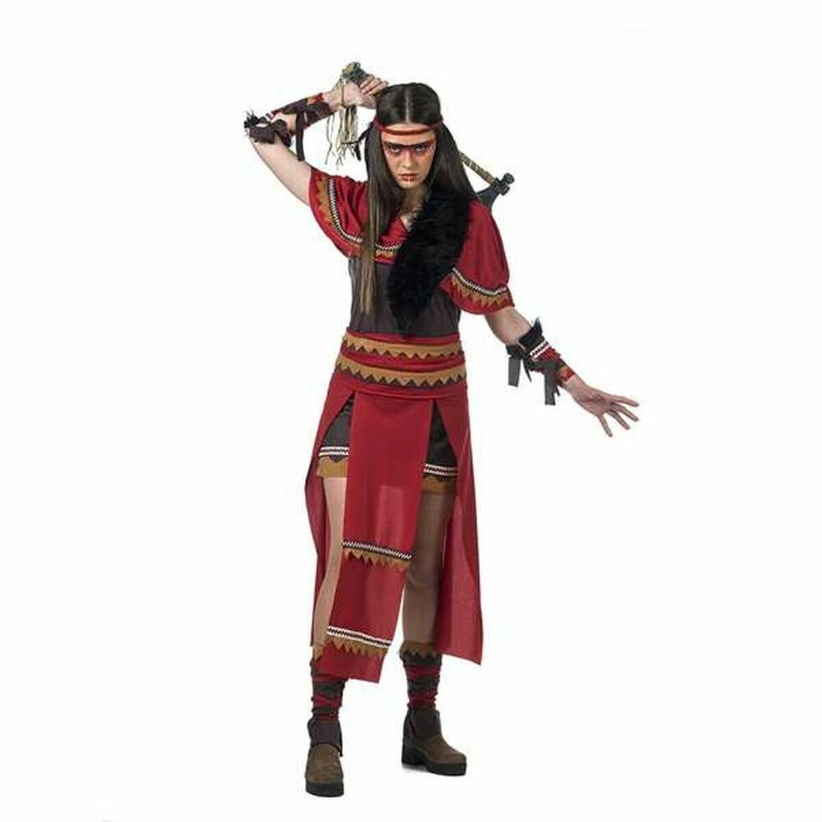 Déguisement pour Adultes Limit Costumes RedSkin Warrior Femme Inde