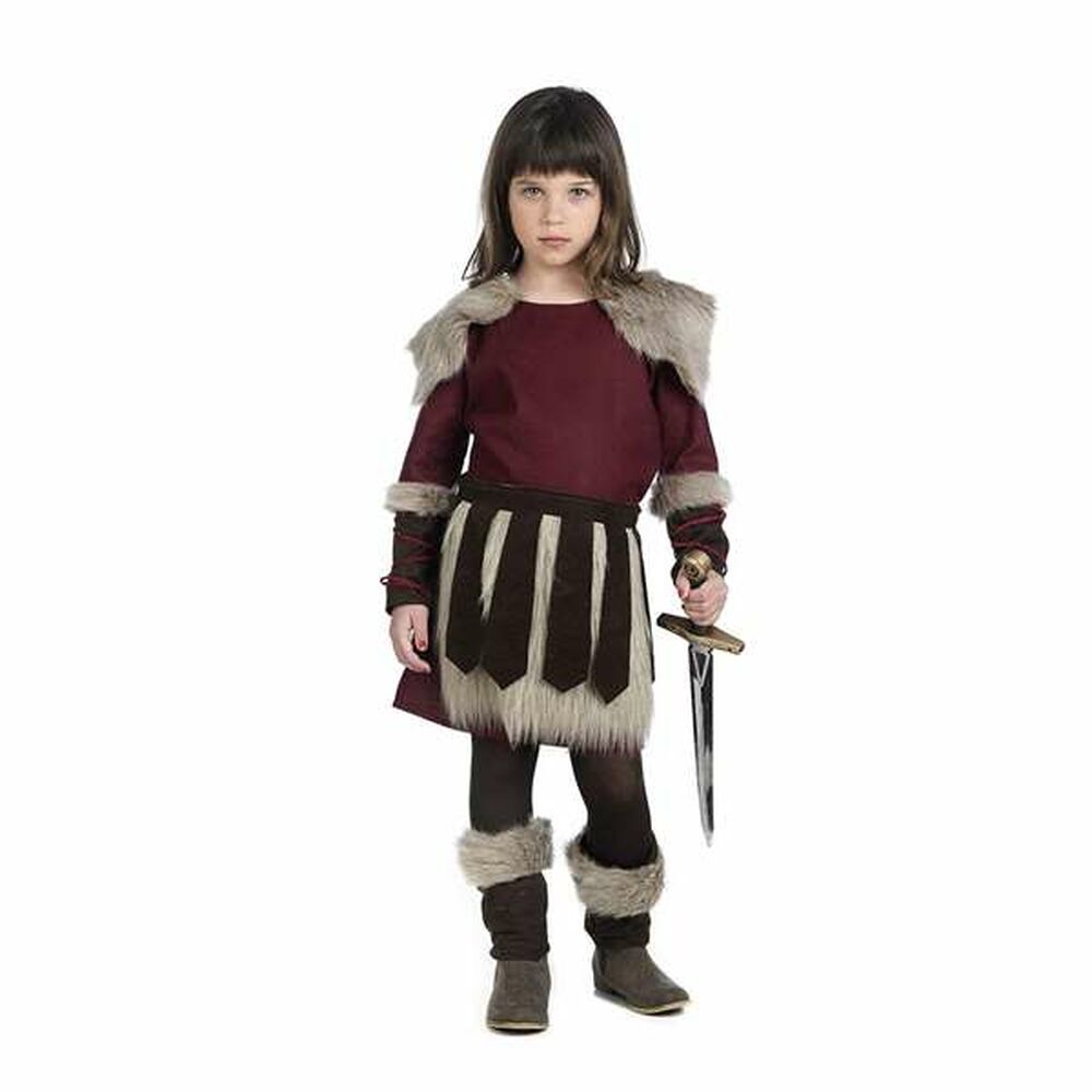 Disfraz para Niños Guerrera Medieval Vikinga
