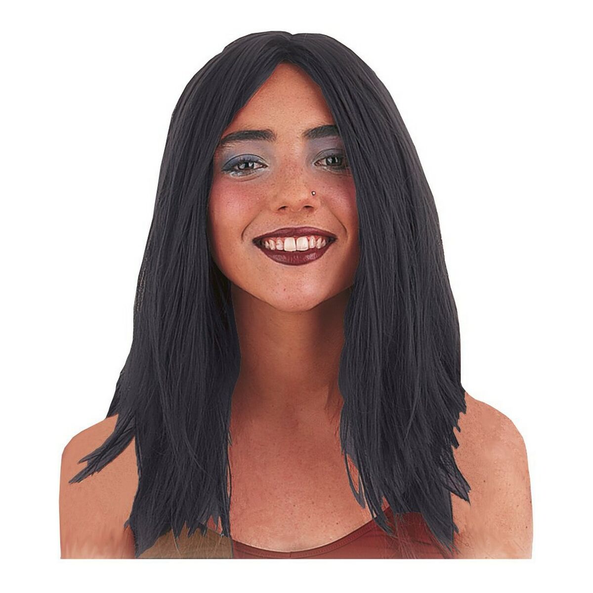 Long Haired Wig Black