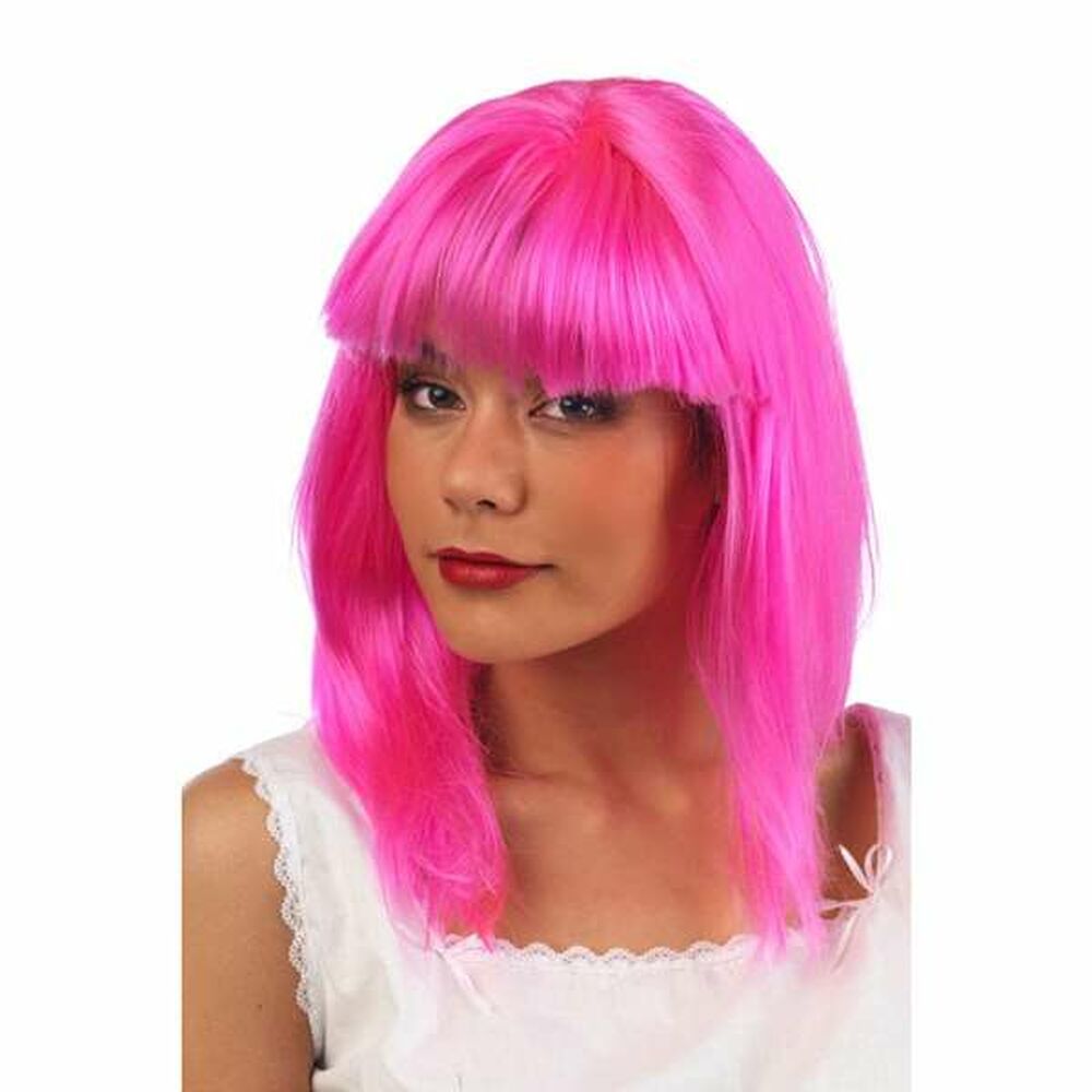 Long Haired Wig Pink