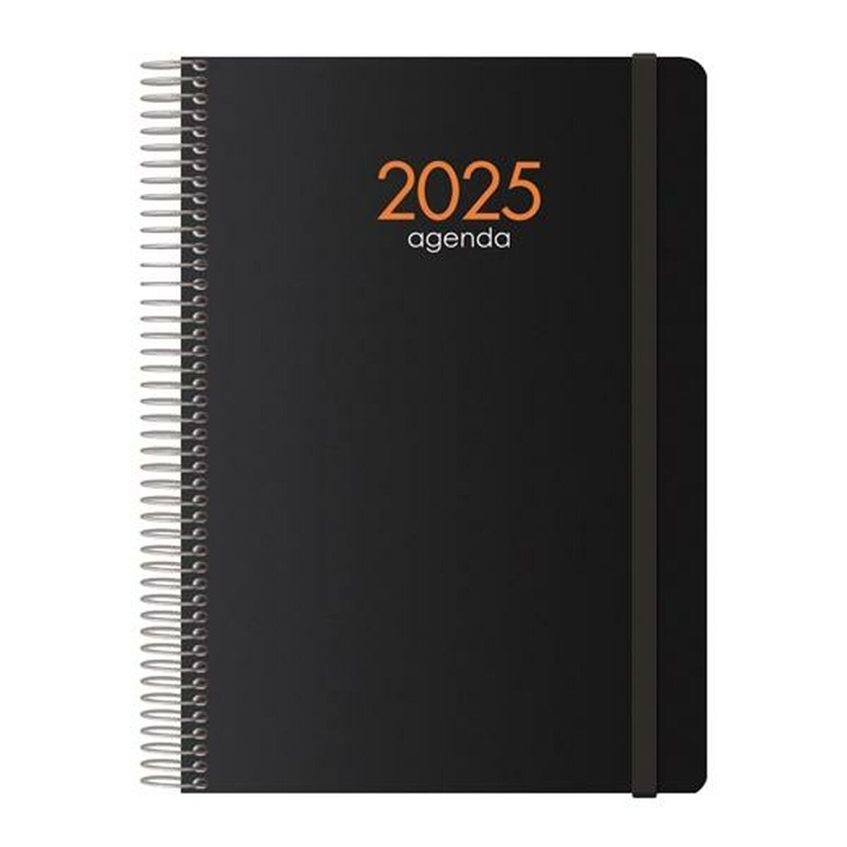 Agenda SYNCRO DOHE 2024 Noir quarto 15 x 21 cm Annuel 2025