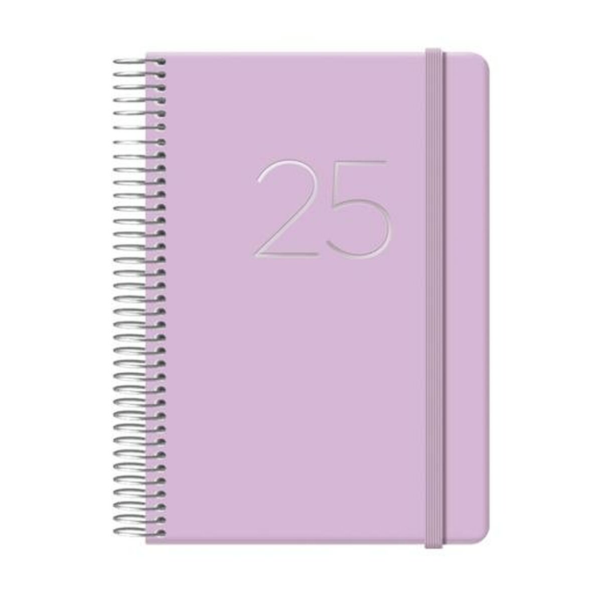 Agenda GLOSS DOHE 12574 Violet 12,5 x 18 cm Annuel 2025