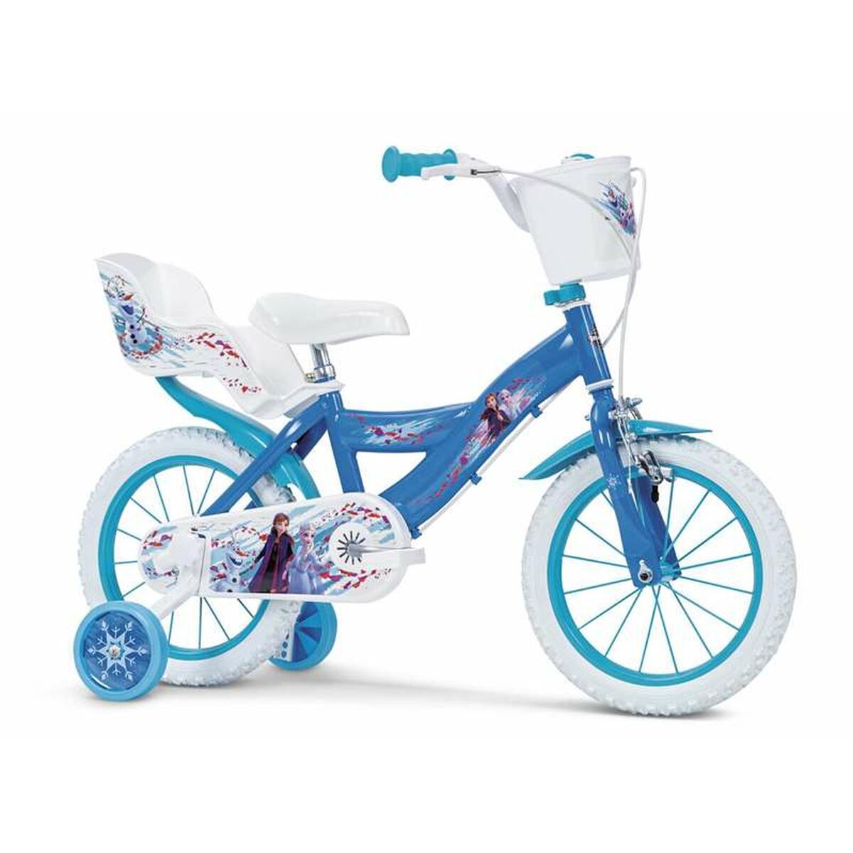 Børnecykel Frozen Huffy Blå 14"