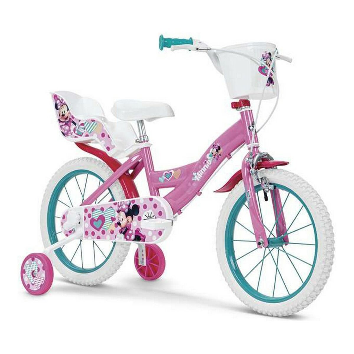 Bicicleta Infantil Toimsa Minnie Huffy 16" 5-8 Años