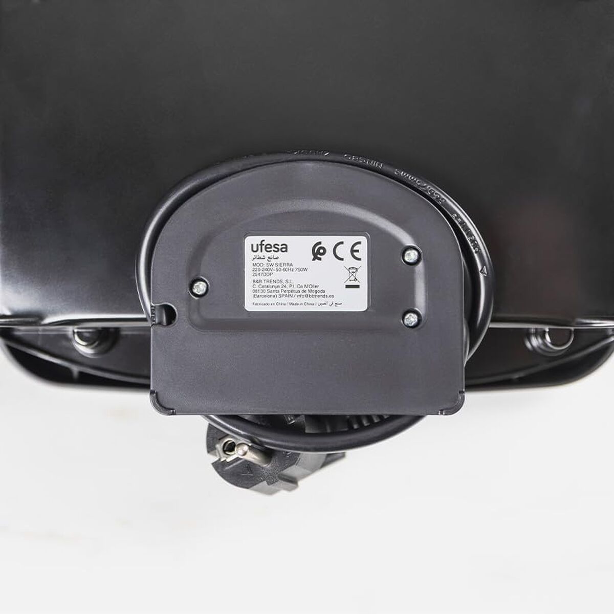 Tosti apparaat UFESA Zwart 750 W