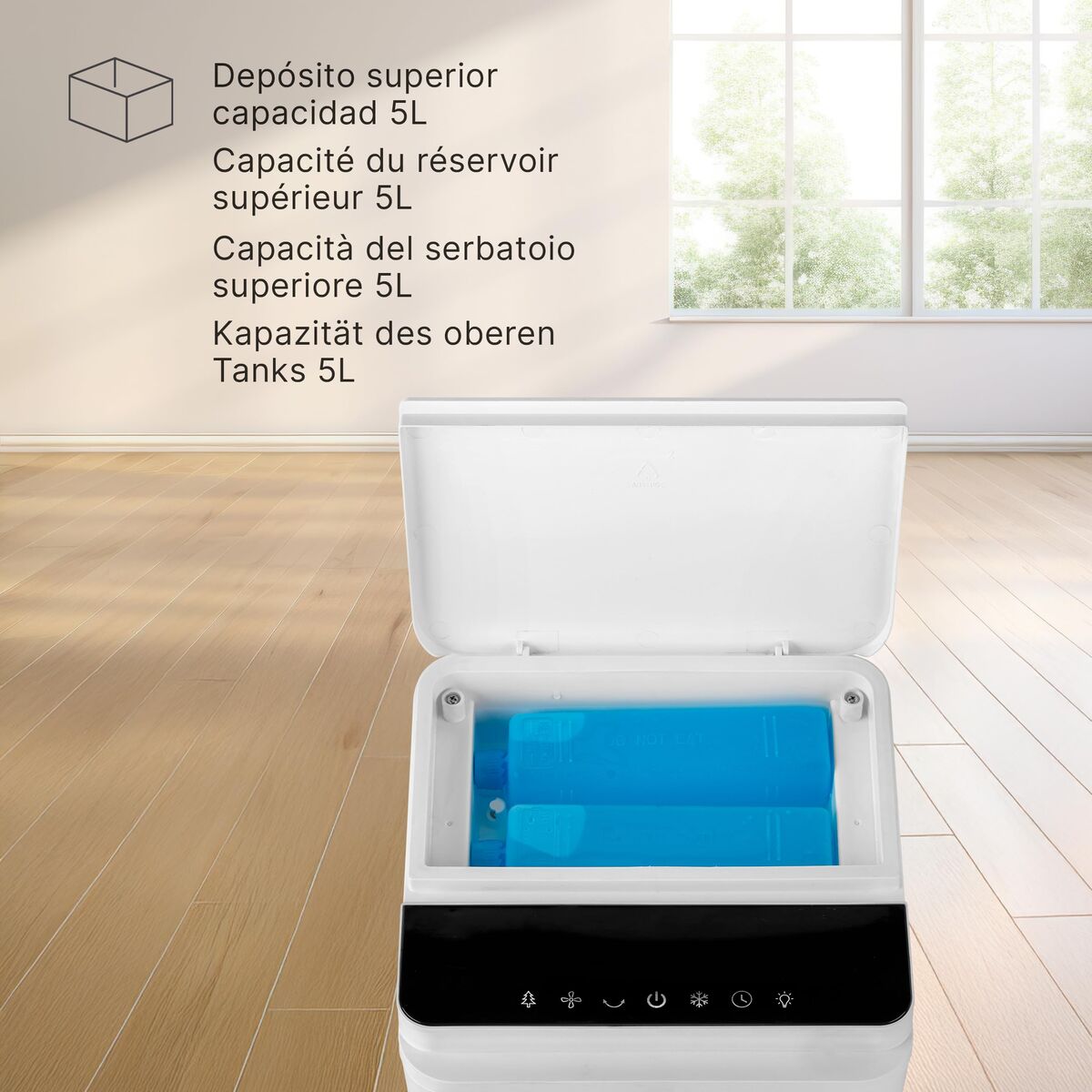 Draagbare Verdampingsluchtverfrisser UFESA NARVIK Wit 60 W 5 L