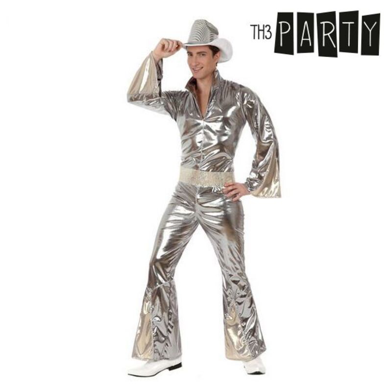 Costume for Adults Silver Disco