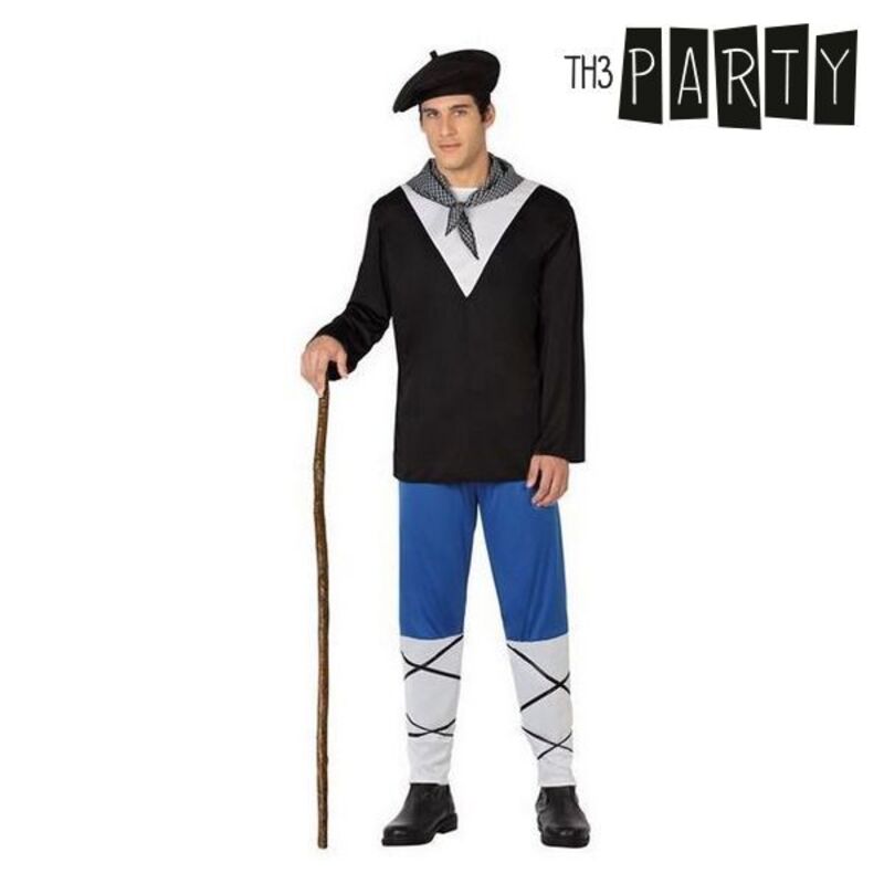 Kostume til voksne Baskisk mand 4 pcs