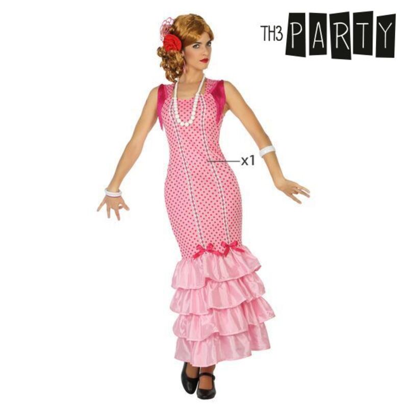 Costume for Adults Pink Flamenco Dancer