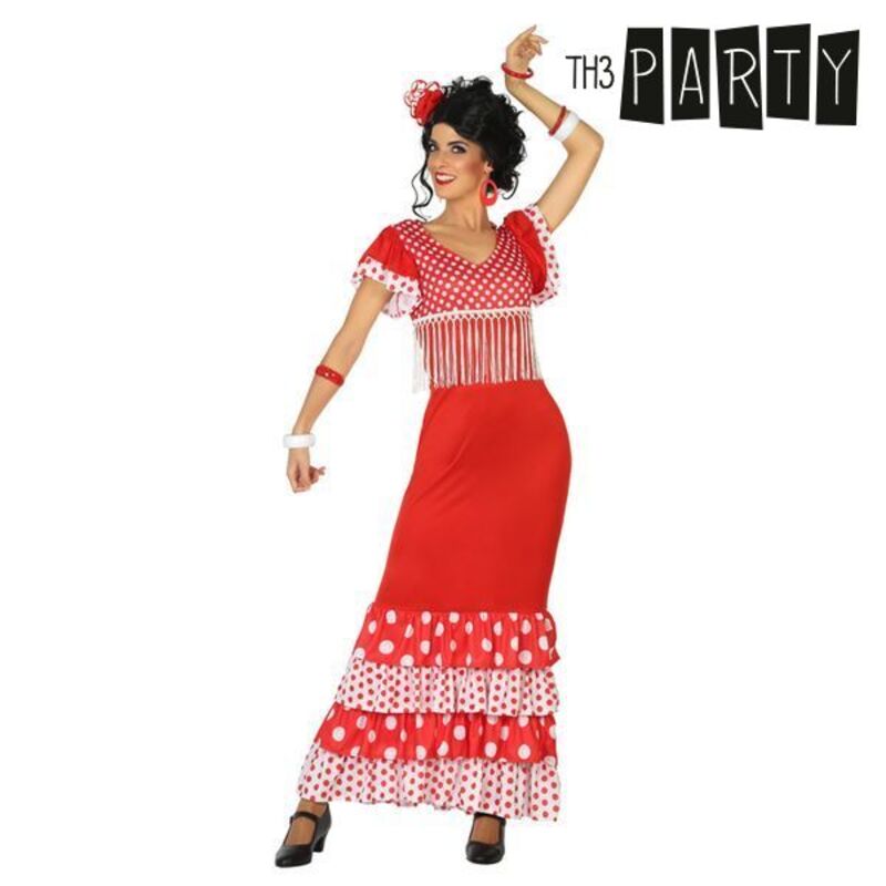 Disfraz para Adultos Rojo Bailaora Flamenca