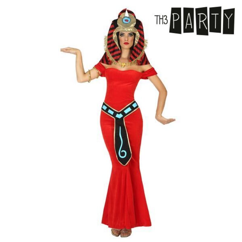 Kostyme voksne Rød Egyptisk kvinne