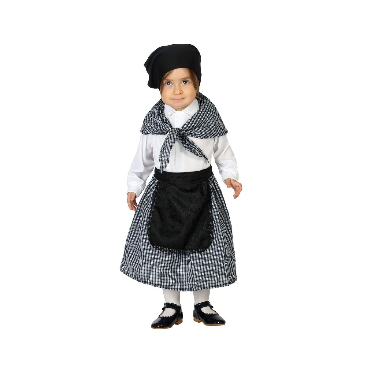 Si vous pensez organiser une grande fête, vous pouvez dès maintenant obtenir au meilleur prix Déguisement pour Bébés Vieille et d´autres produits Th3 Party pour créer une ambiance unique et festive! Inclut: TablierÉcharpeJupeChemiseComposition: 100 % polyesterType: Déguisement pour BébésDéguisementCouleur: NoirBlanc/NoirGenre: FemmeNombre de pièces: 4 PiècesÂge recommandé: + 1 anLangue: Francés, Portugués, Inglés, Español, Alemán, Italiano