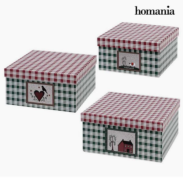 Boîte Décorative Homania 7635 (3 uds) Carton   