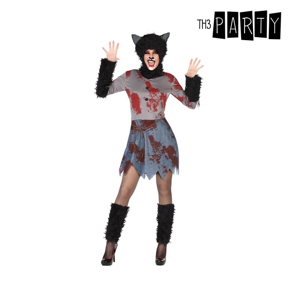 Costume for Adults Red wolf (3 Pcs)