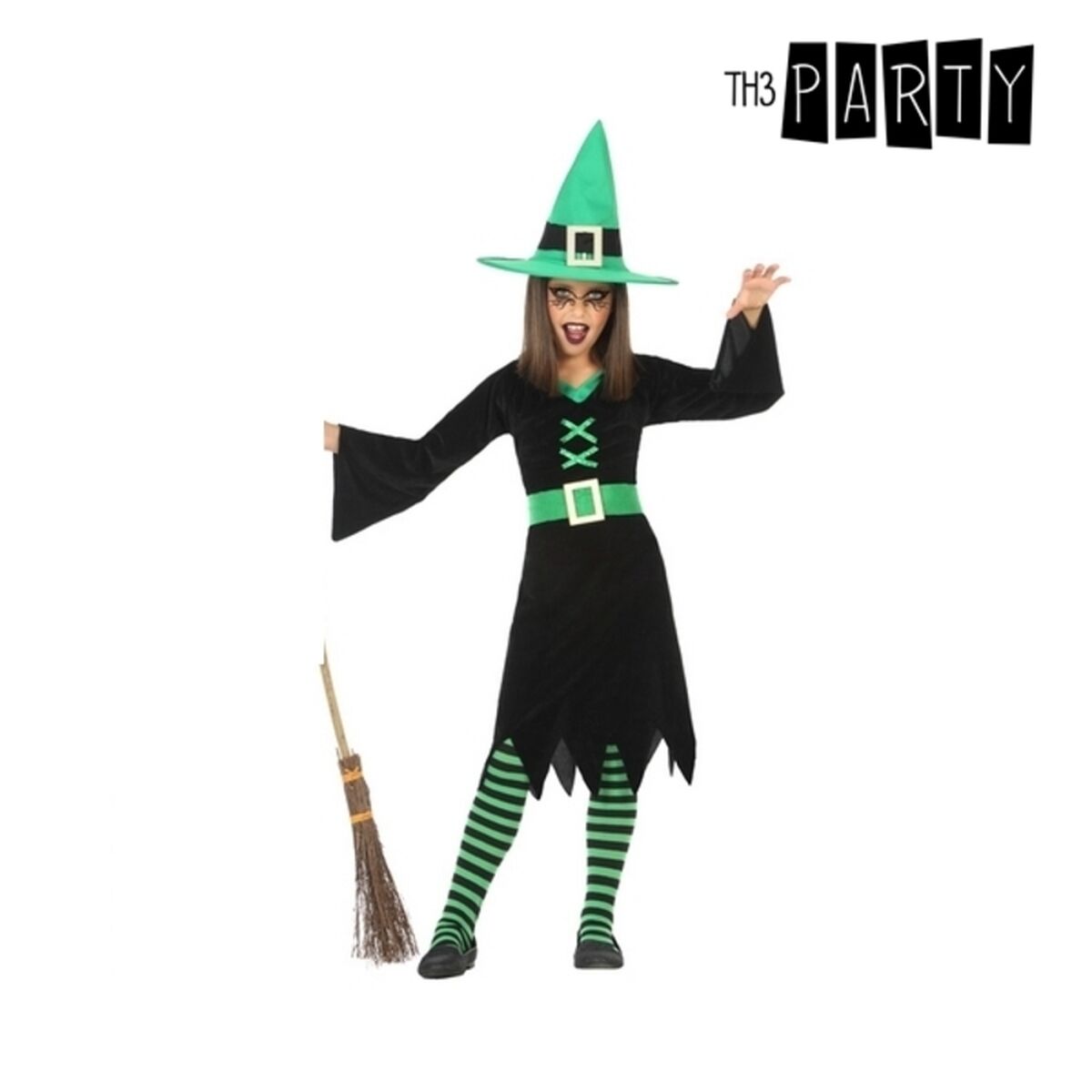 Si vous pensez organiser une grande fête, vous pouvez dès maintenant obtenir au meilleur prix Déguisement pour Enfants et d´autres produits pour créer une ambiance unique et festive! Composition: 100 % polyesterInclut: RobeCeintureChapeauCouleur: NoirVertType: Déguisement pour EnfantsPays / région de fabrication: EspagneGenre: Femme