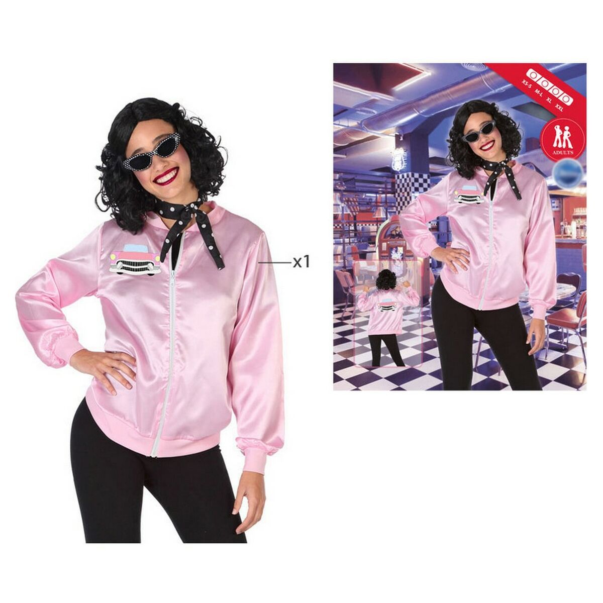 Image secondaire de Déguisement pour Adultes 56489 Rose (1 Pièce) (1 Unités)