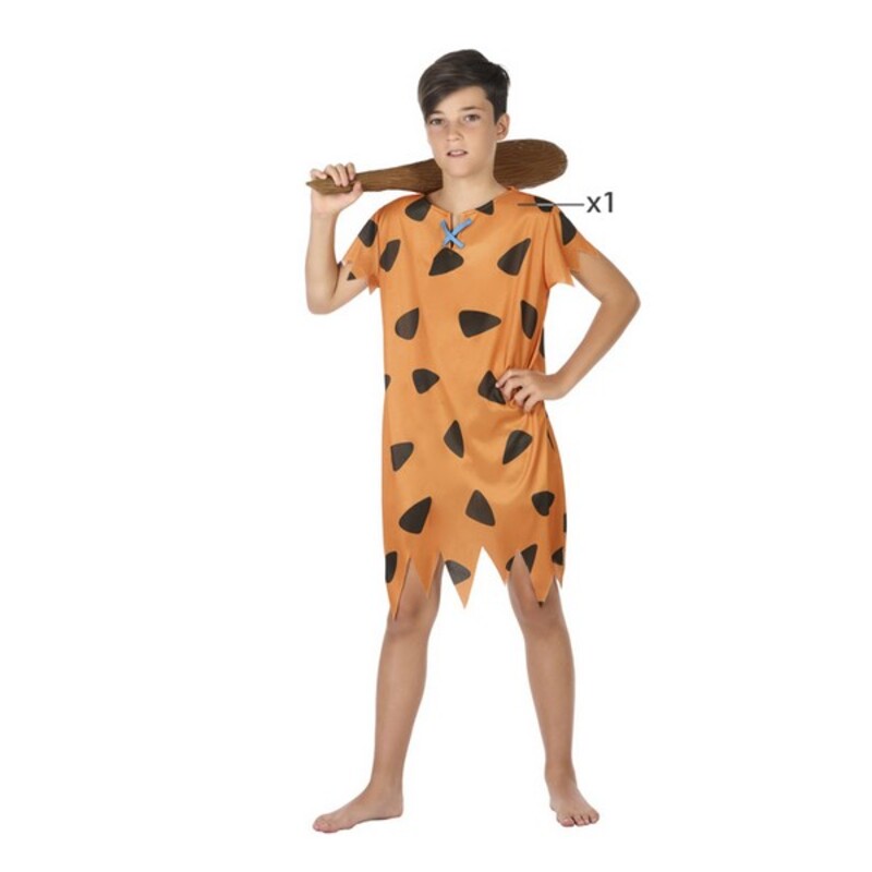Disfraz para Niños Cavernícola Naranja (1 Pc)