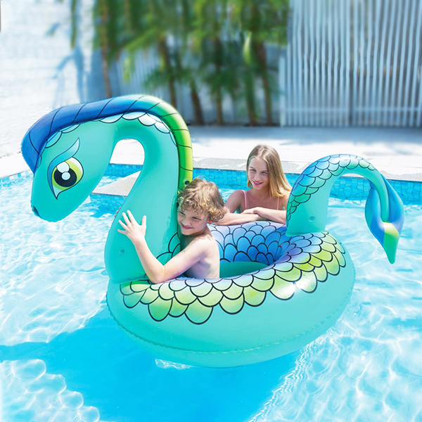 Inflatable pool figure Dragon Turquoise (161 X 109 x 95,5 cm)